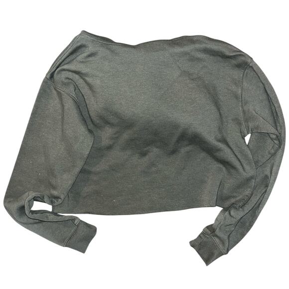 Cozy Cropped Hoodie Wild Fable Small Dark Green Pullover Y2K-Inspired Fit - Picture 4 of 5